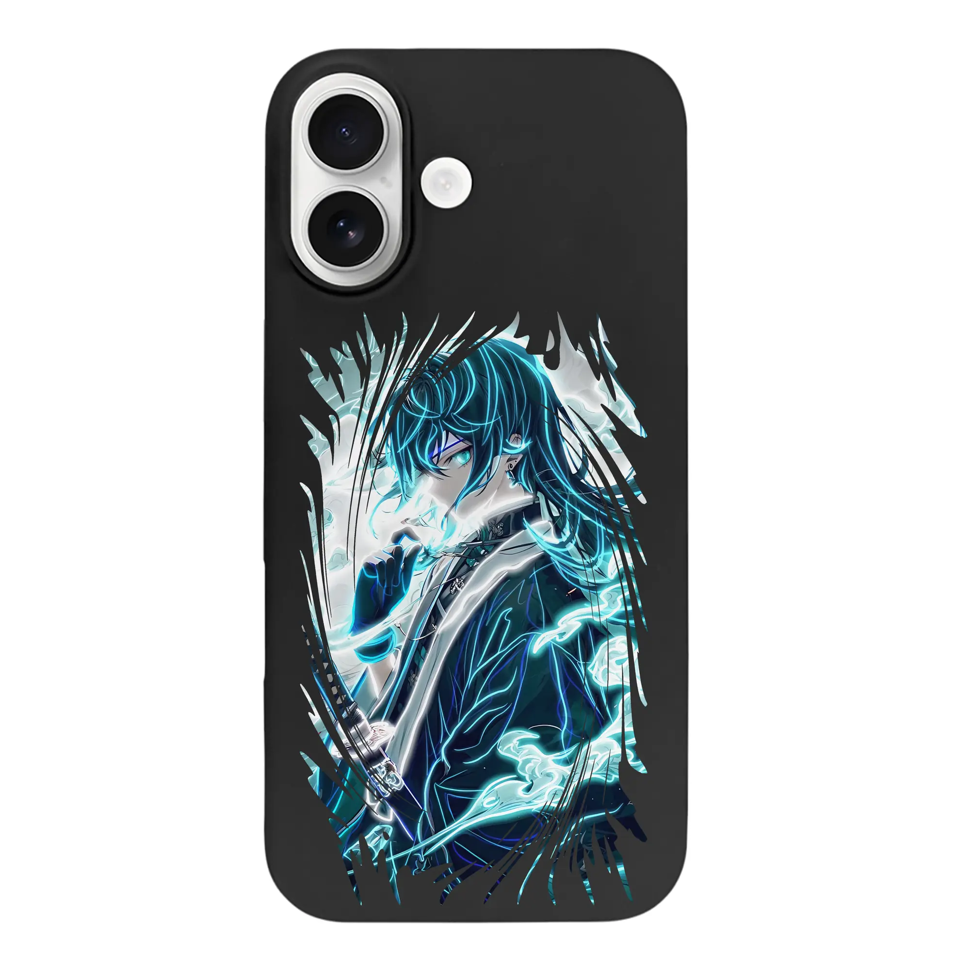 鬼滅の刃 グッズ,時透 無一郎 - iPhone 17 シリーズ シリコンケース 薄型 耐衝撃 指紋防止 ソフトタッチカバー 精密フィット 傷防止 保護ケース iPhone 17/17 Air/17 Pro/17 Pro Max 対応